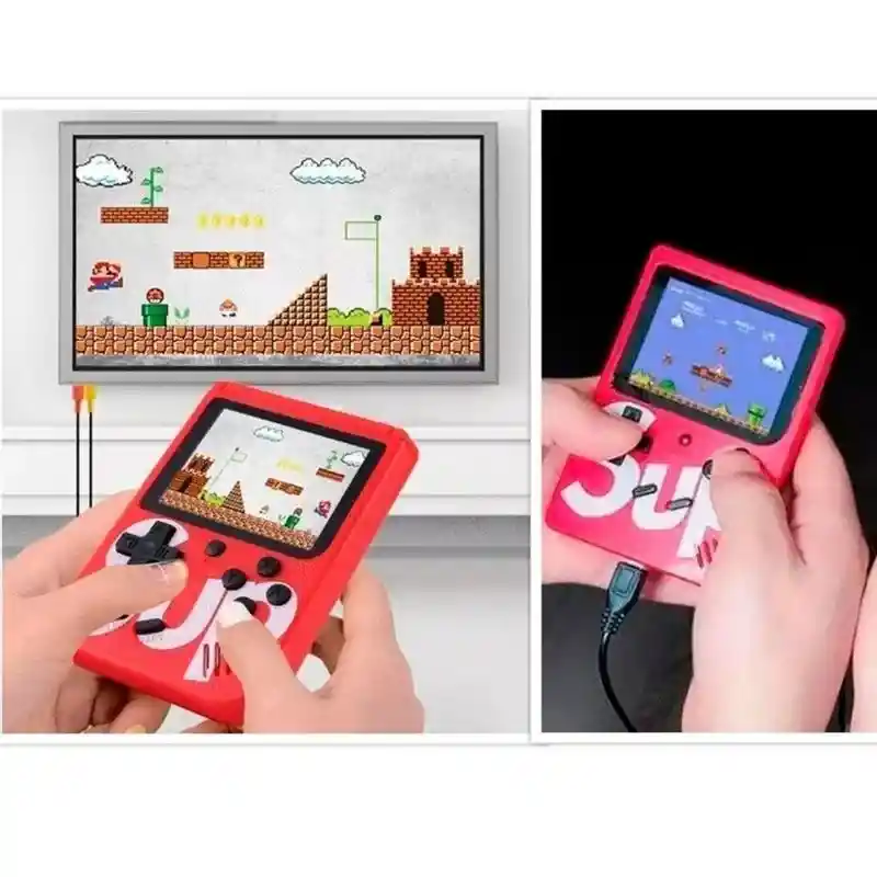 Game Boy Sup Control Pantalla Hd Juegos Portatil Mini Consola Rojo