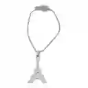 Juego De Aretes Y Collar En Acero Diseño Torre Eiffel