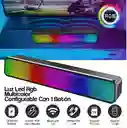 Parlante Bluetooth Rgb Recargable Sound Bar Elevate Radio Fm