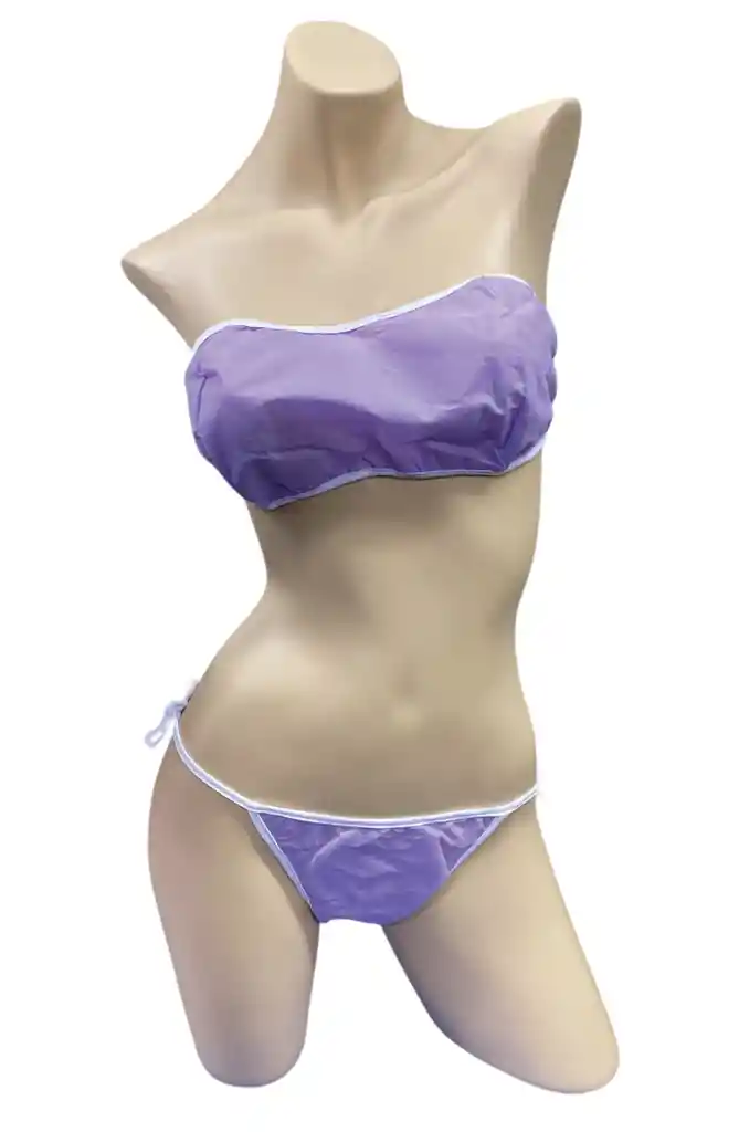 Kit Panty Top Lila Para Spa / Quirurgico