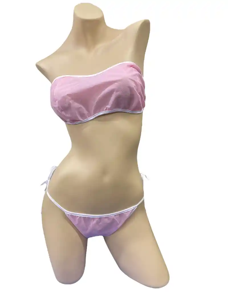 Kit Panty Top Rosado Para Spa / Quirurgico