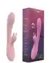 Vibrador Doble Estimulación Punto G Recargable + Lubricante Neutro Juguete Sexual Leyla