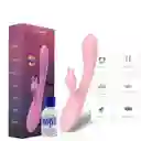 Vibrador Doble Estimulación Punto G Recargable + Lubricante Neutro Juguete Sexual Leyla