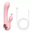 Vibrador Doble Estimulacion Punto G Recargable + Lubricante Neutro Juguete Sexual Tifany