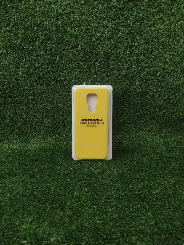 Motorola G9 | Forro Protector| Silicone Case | Amarillo |motorola | Carcasa | Funda | Anti Humedad