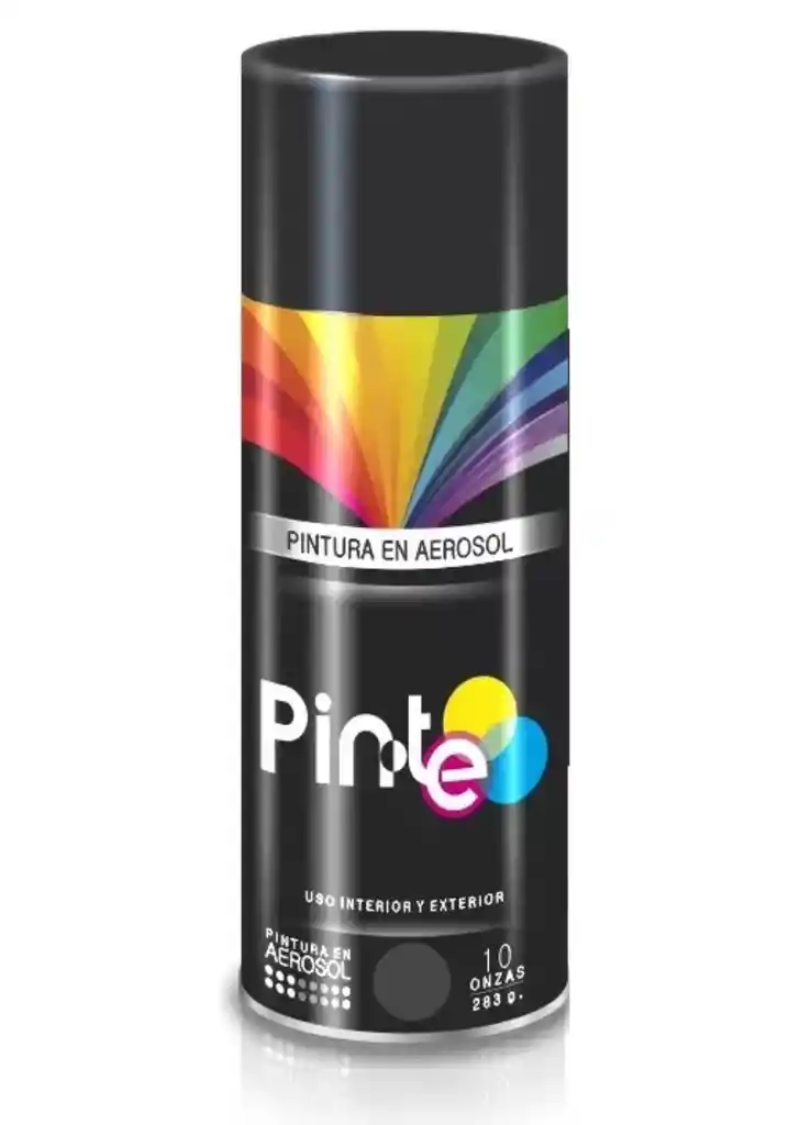 Pintura En Spray Aerosol - Variedad De Colores (negro , Blanco, Rojo, Verde, Azul, Plateado, Marron, Naranja Y Gris)