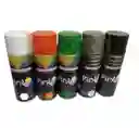 Pintura En Spray Aerosol - Variedad De Colores (negro , Blanco, Rojo, Verde, Azul, Plateado, Marron, Naranja Y Gris)