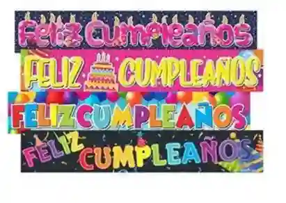 Banner Decorativo Feliz Cumpleaños