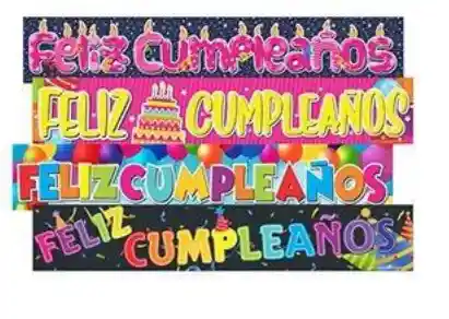 Banner Decorativo Feliz Cumpleaños