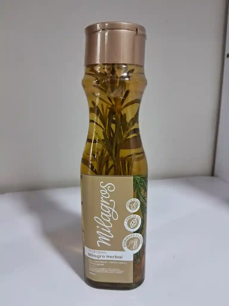 Shampoo Herbal Con Romero Milagross