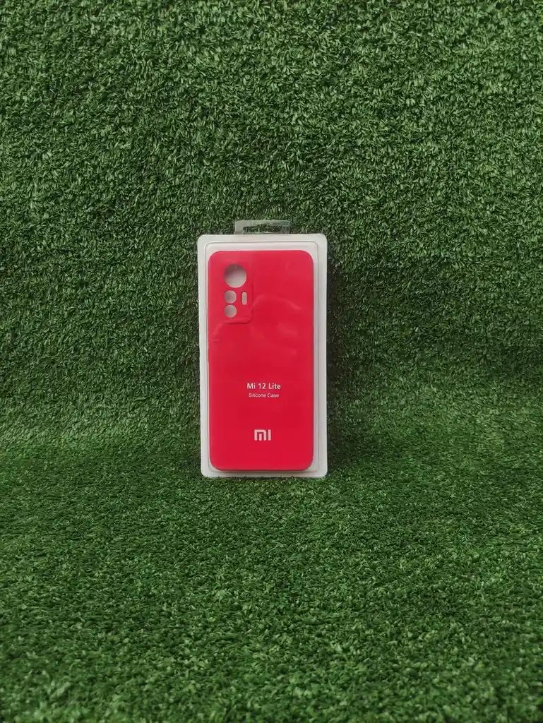 Xiaomi Redmi Mi 12 Lite | Forro Protector| Silicone Case | Rojo | Xiaomi | Carcasa | Funda | Anti Humedad