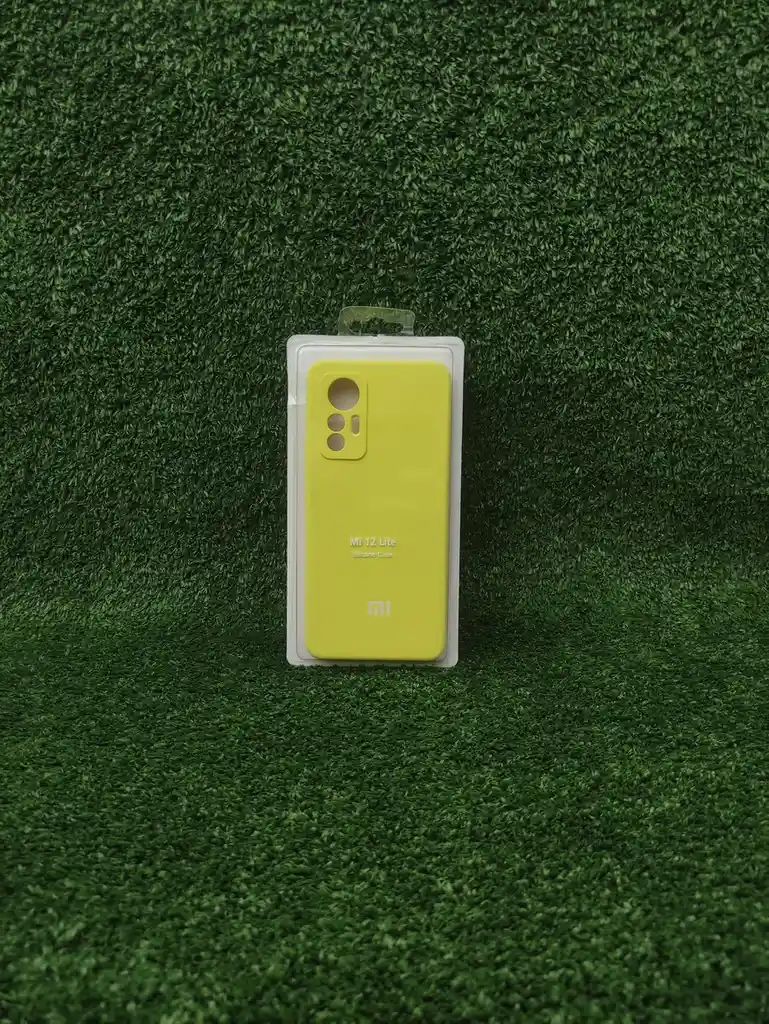 Xiaomi Redmi Mi 12 Lite | Forro Protector| Silicone Case | Amarillo | Xiaomi | Carcasa | Funda | Anti Humedad