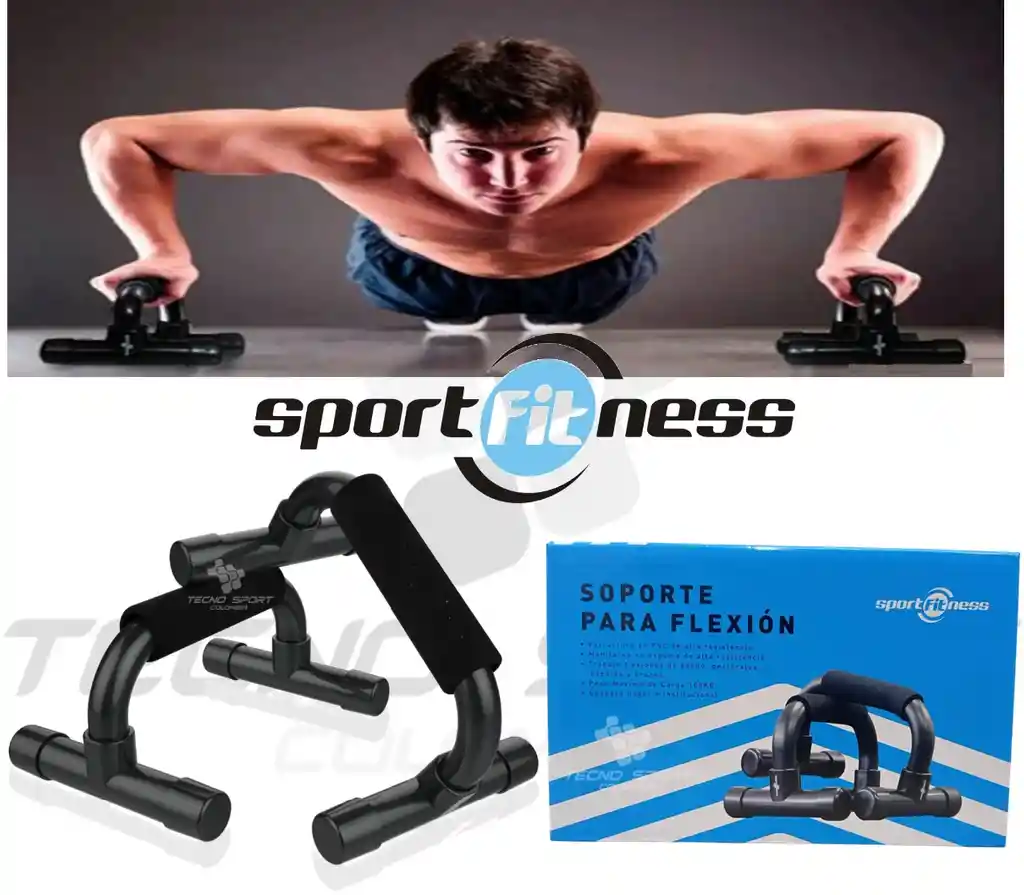 Soporte Flexiones Pecho Sport Fitness Push Ups Lagartijas