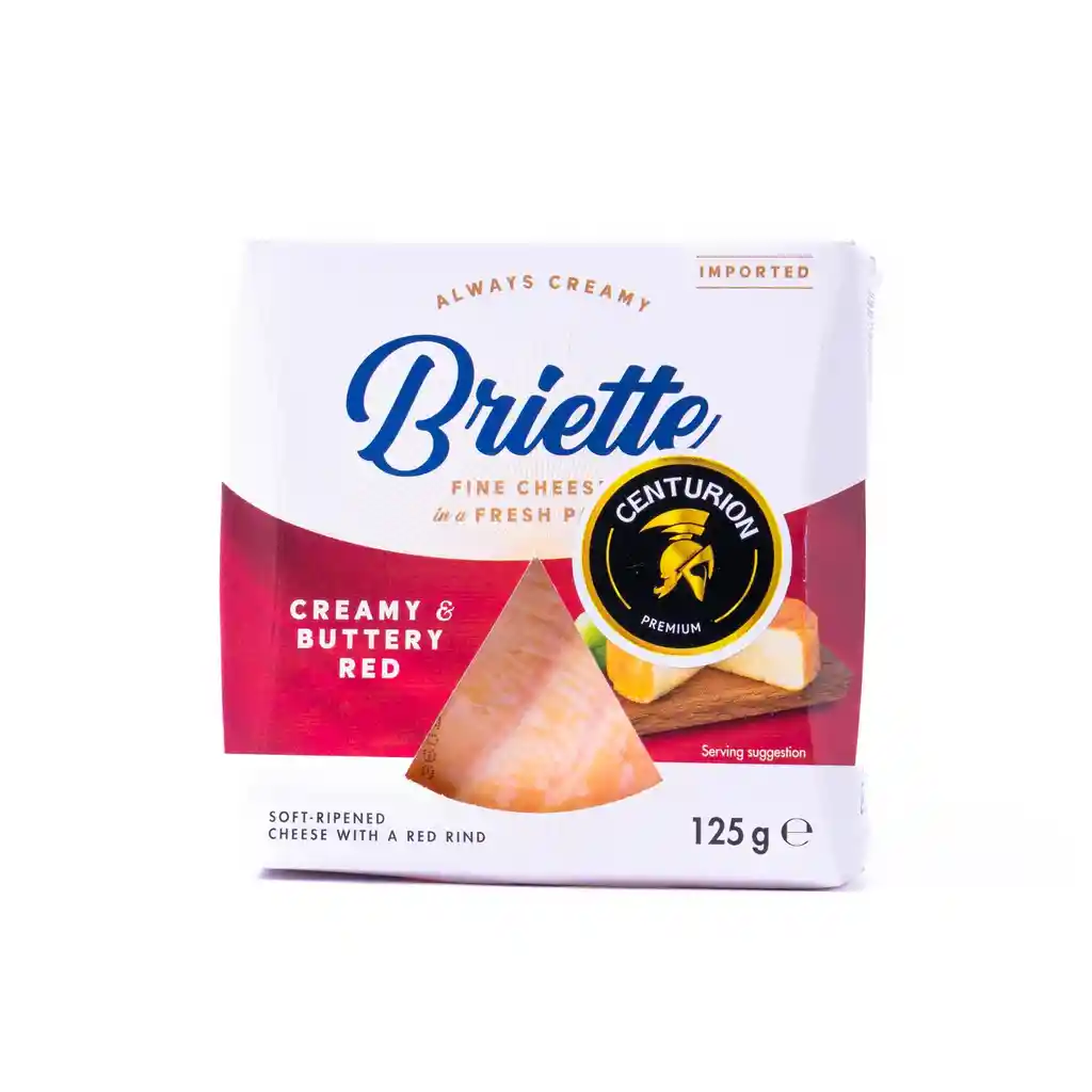 Queso Briette Creamy Buttery Red