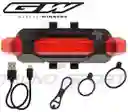 Luz Gw Bicicleta Trasera Recargable Usb