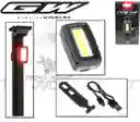 Luz Gw Bicicleta Recargable Usb 30 Lumens Doble Funcion