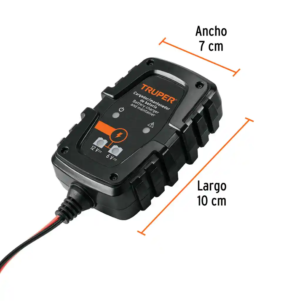 Cargador De 1 A Para Baterías De 6 Y 12v, Truper