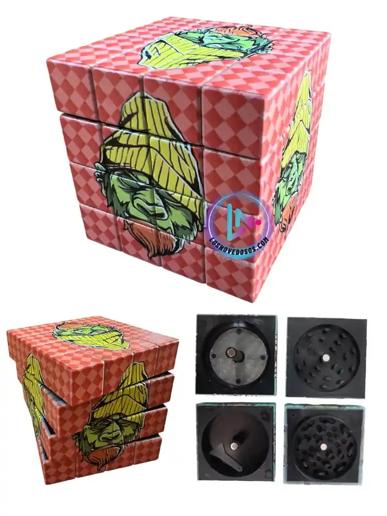 Grinder Racador Cubo De Rubik De 4 Pisos