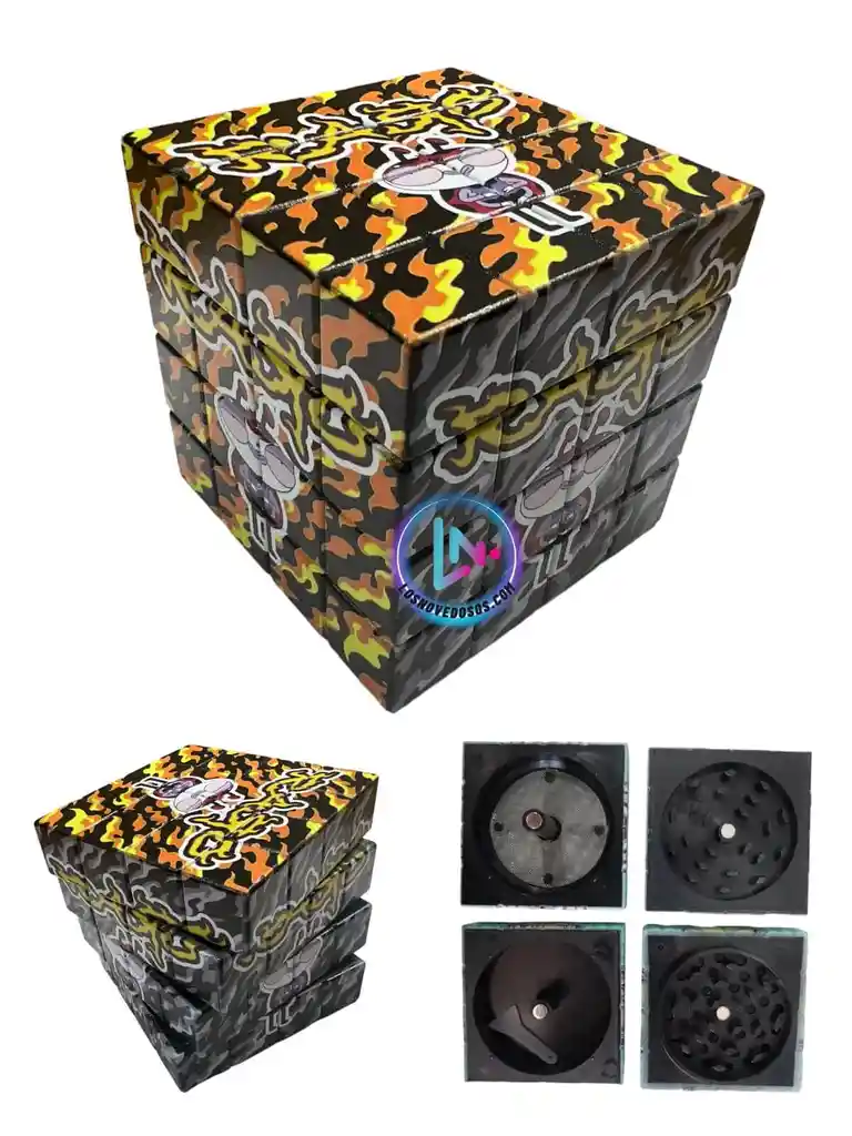 Grinder Racador Cubo De Rubik De 4 Pisos