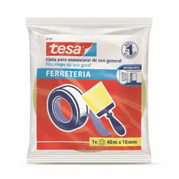 Cinta Enmascarar 18mm 20 Metros Ferreteria Pintar Recubrir