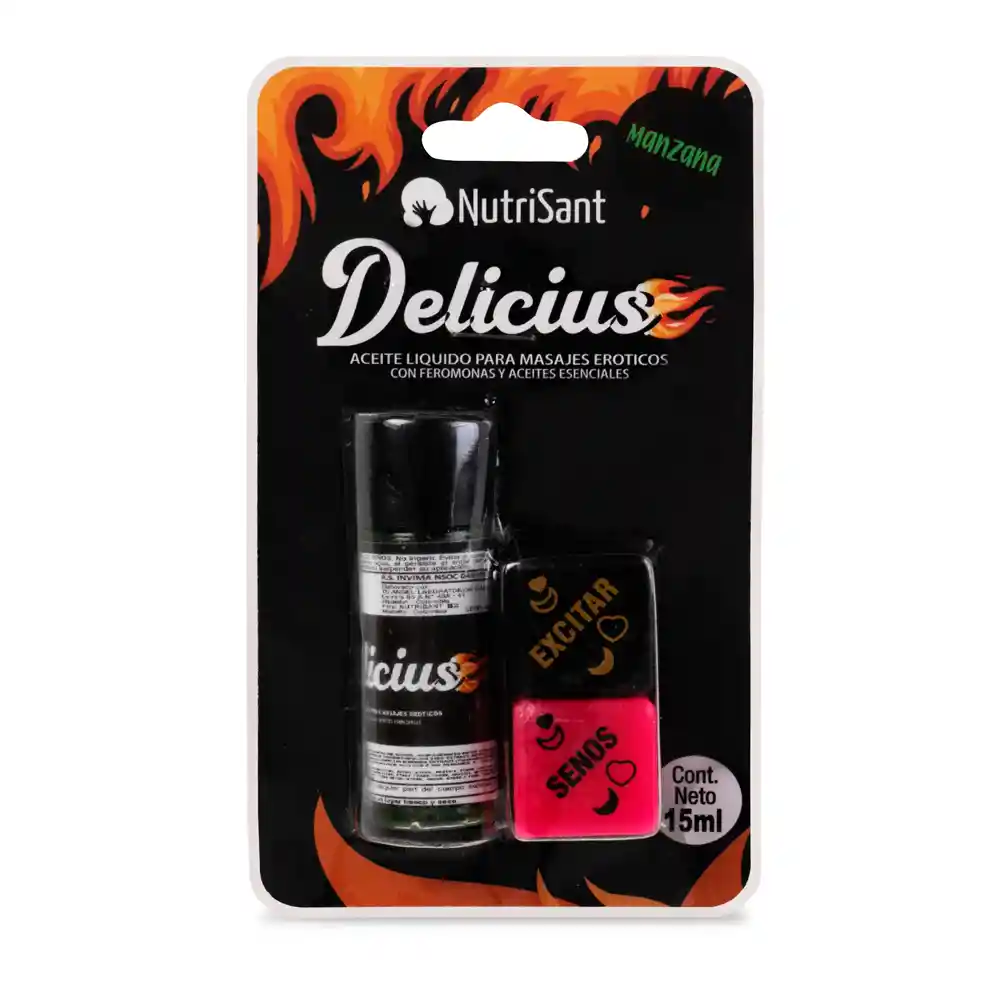 Aceite Delicius Con Dados Sabor Piña