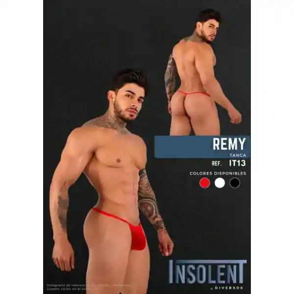 Tanga Remy Rojo Para Hombre Talla Única Ref-it13