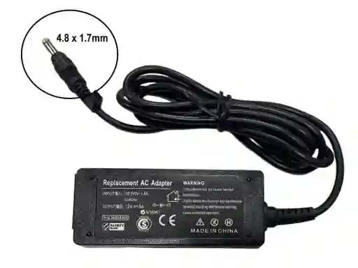 Cargador Portatil Para Asus 12v 3a 36w 4.8x1.7mm