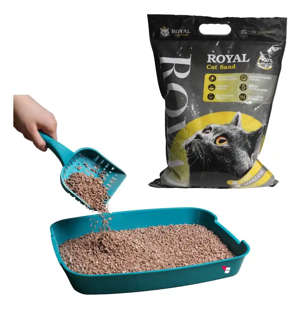 Arena Para Gatos Royal Cat Bulto Por 4 Kg