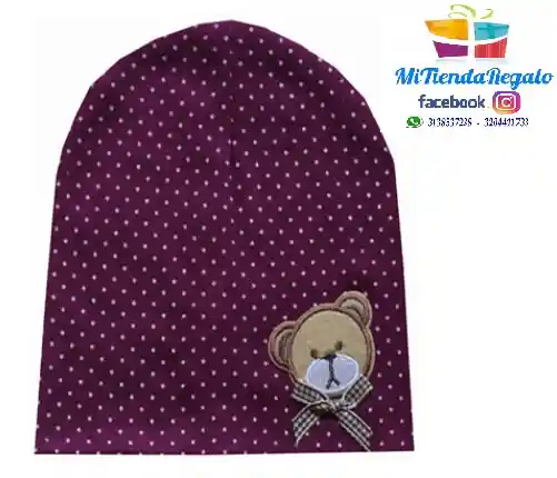 Gorro Osito Para Niñas