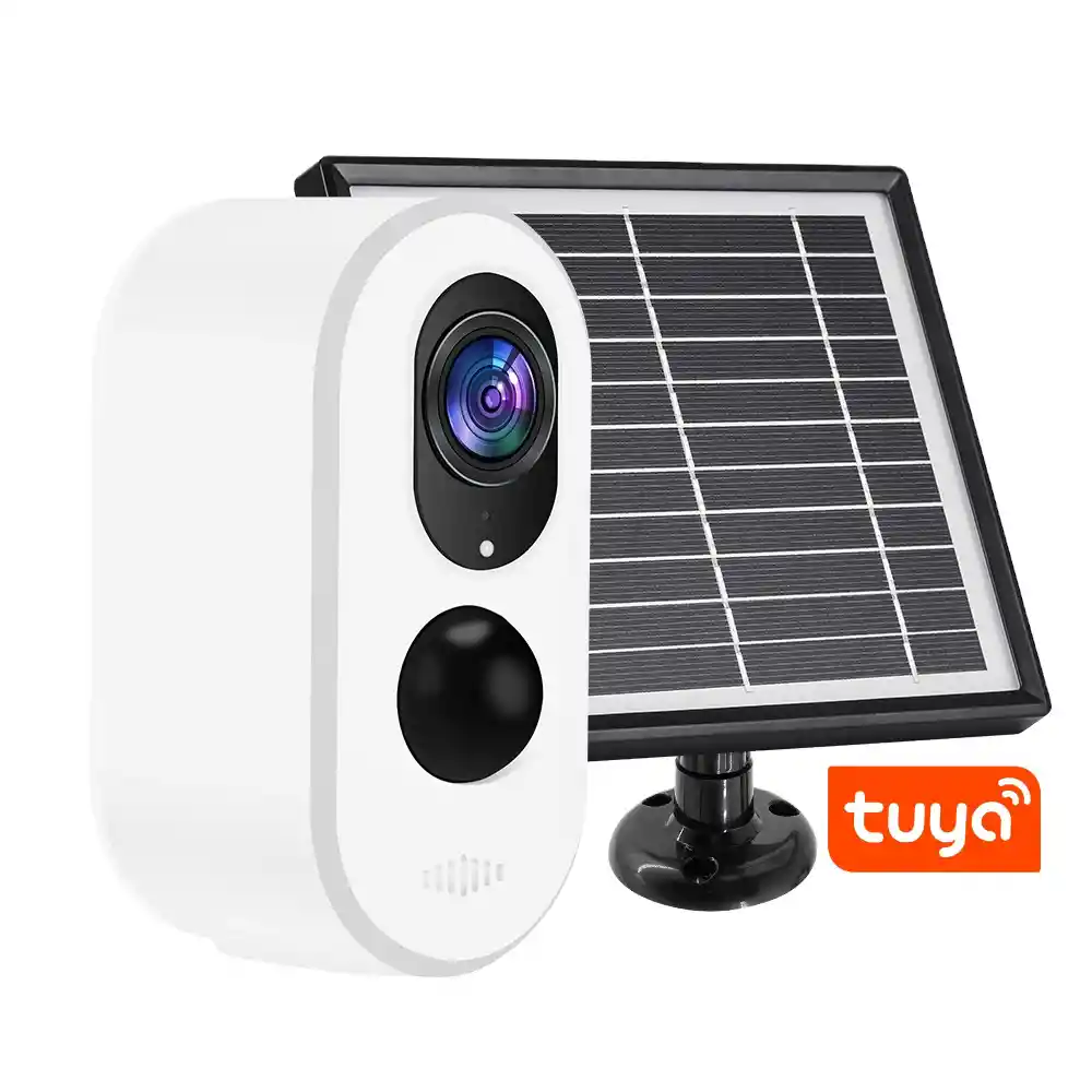 Cámara De Seguridad Solar Ip Wifi 1080p 3mp App Tuya Alexa