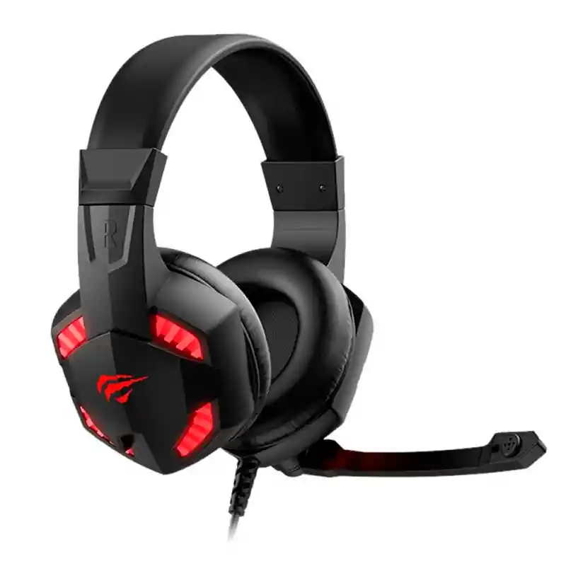 Diadema Gamer Havit Cancelacion De Ruido Negro