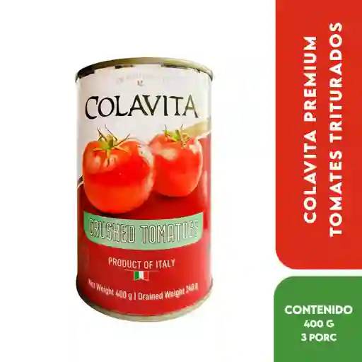 Colavita Premium Quality Crushed Tomatoes - Tomates Triturados Product Of Italy Contenido Neto 400 G