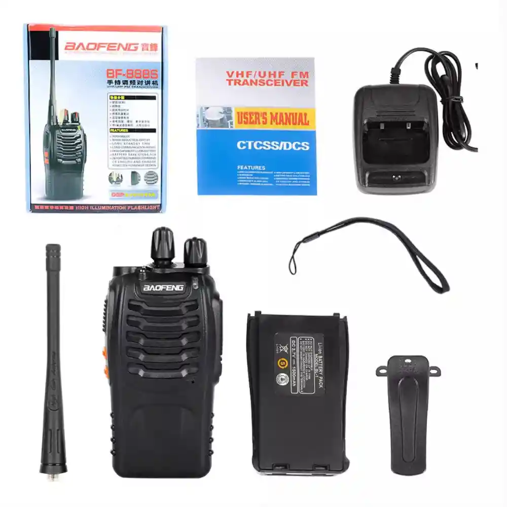 Walkie Talkie | Intercomunicador | Boquitoqui Kit X2 Baofeng