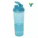 Shaker Botilito Mezclador 600ml / 20oz Azul Claro