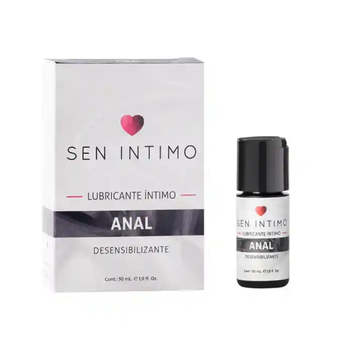 Kit Anal Sen Íntimo Lubricante Desensibilizante Anal + Plug Anal Metalico Cola Conejo