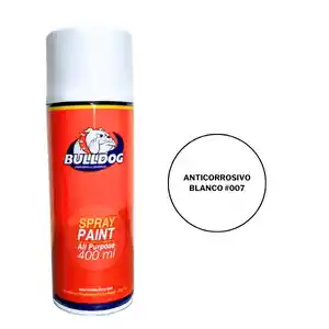 Pintura En Aerosol Blanco Anticorrosivo Bulldog 400ml