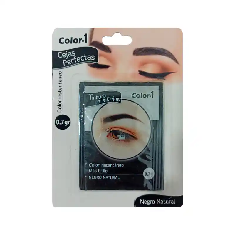 Color-1 Tintura Para Cejas Negro