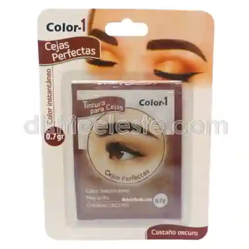 Tintura Para Cejas Color 1 - Castaño Oscuro