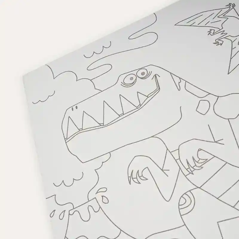 Set De Arte Lienzo Para Pintar Dinosaurios Niños Y Adultos