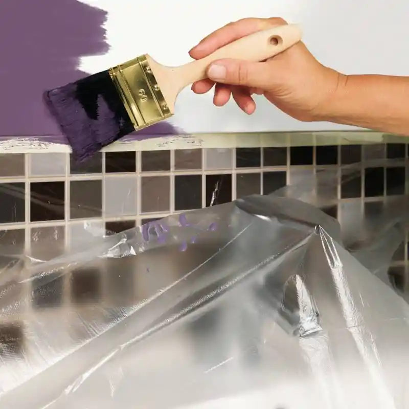 Protector Cubre Facil Plastico Para Pintar 25metros X 1400mm Estandar Con Cinta