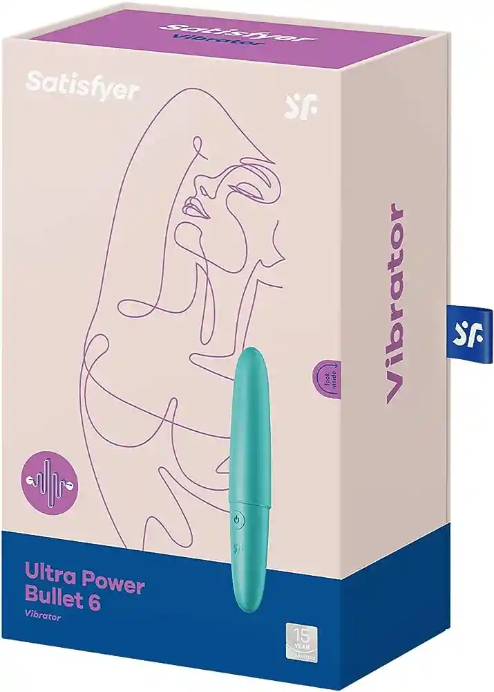   SATISFYER  Ultra Power Bullet 6Turquoise 