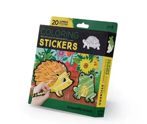 Set De Arte Stickers Para Colorear Actividades Niños Y Niñas