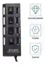 Hub 4 Puertos Usb 2.0 Sencillo