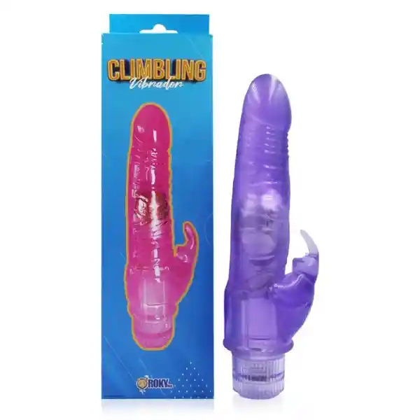 Vibrador Climbing Rabbit Morado Doble Estimulación