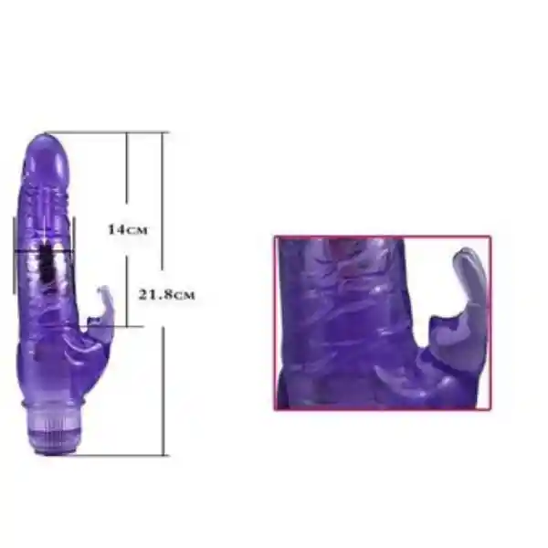 Vibrador Climbing Rabbit Morado Doble Estimulación