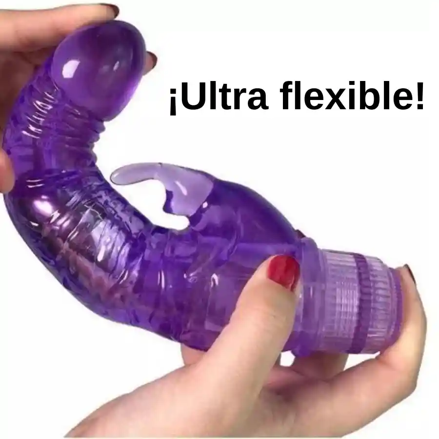 Vibrador Climbing Rabbit Morado Doble Estimulación