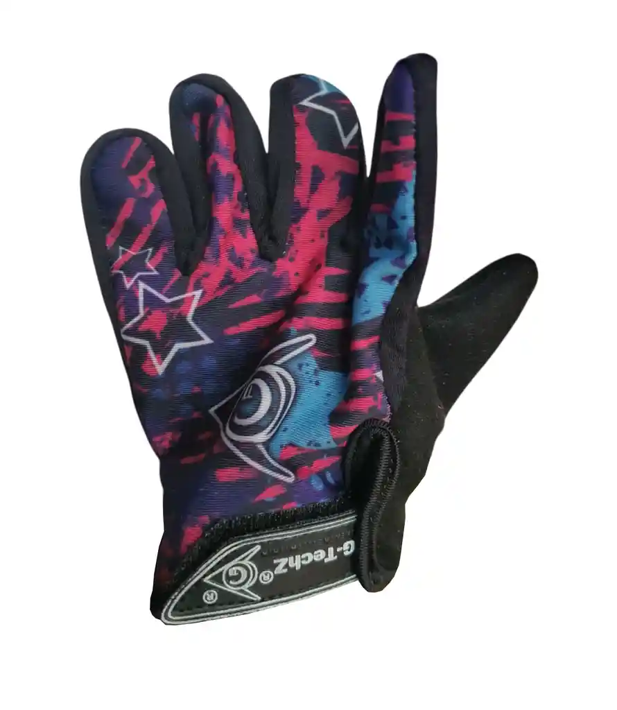 Guantes Para Bicicleta Talla:xs Niñas Niños Protección Palma - Fucsia