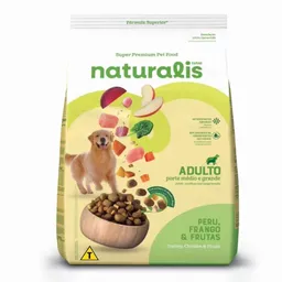 Alimento Seco Naturalis De Pollo , Pavo Y Frutas Para Perro Adulto 2.5kg