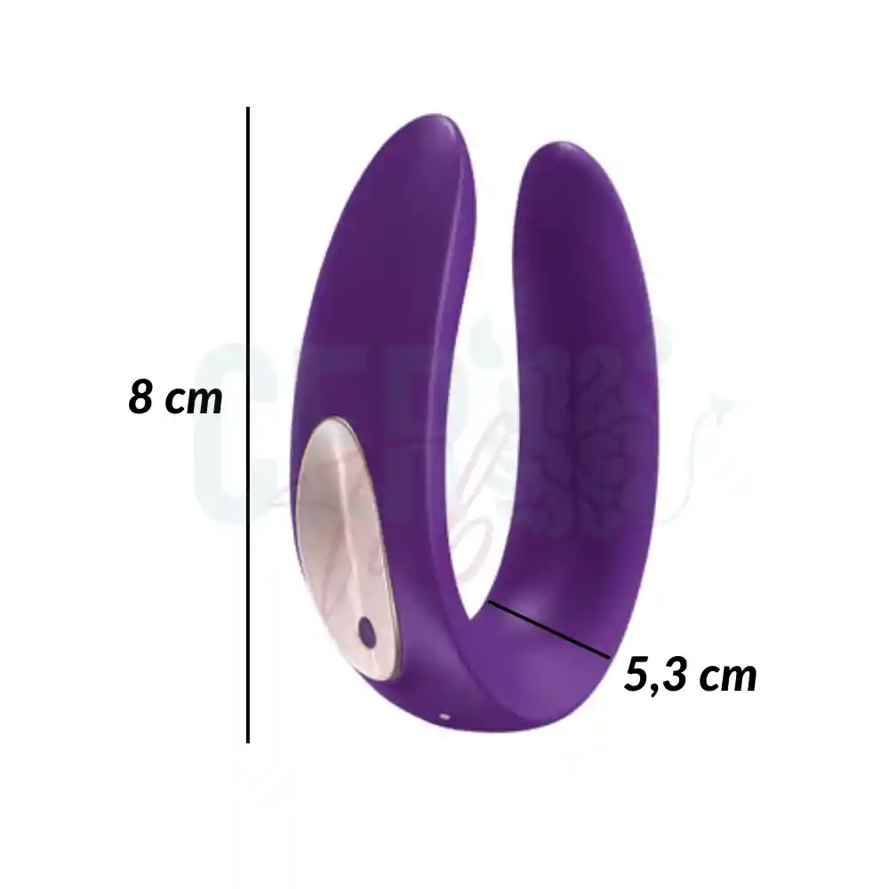  Vibradores  SATISFYER  Double Plus Dildo Juguete Sexual 