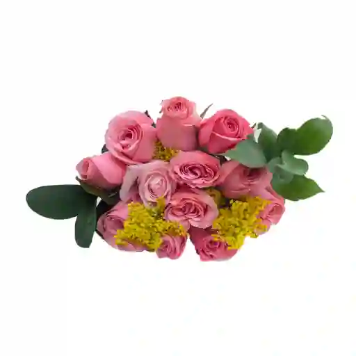 Arreglo Floral, 12 Rosas, Rosa Amor